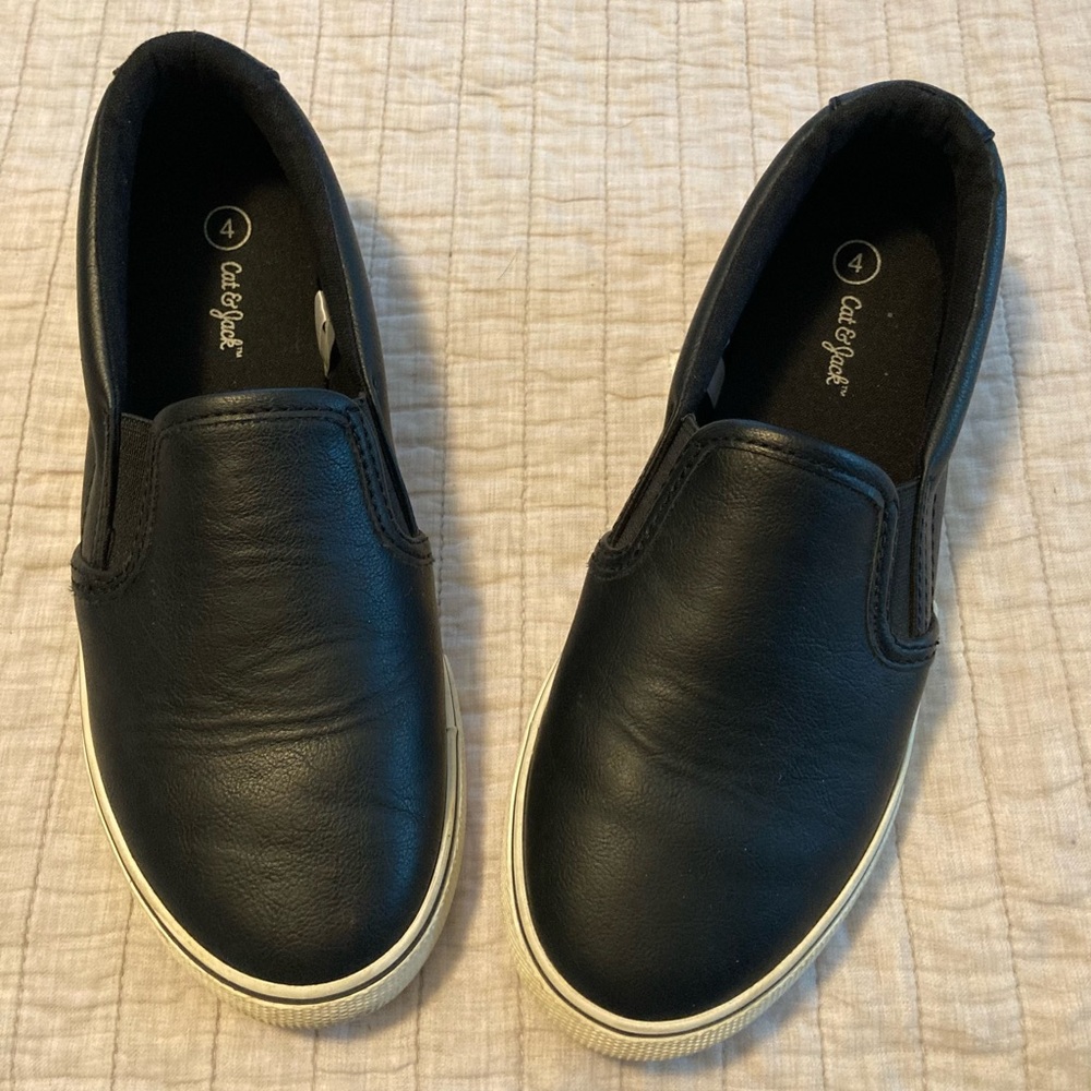 Cat & Jack Black Slip-On Boy’s Shoes